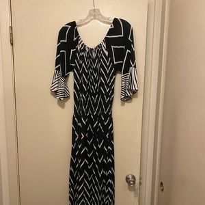 Off shoulder maxi dress